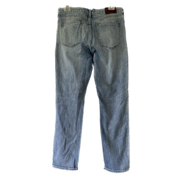 Madewell Slim Boy Jeans Prefaded Medium Wash Factory Distressed Boho Western 28 - Picture 2 of 4